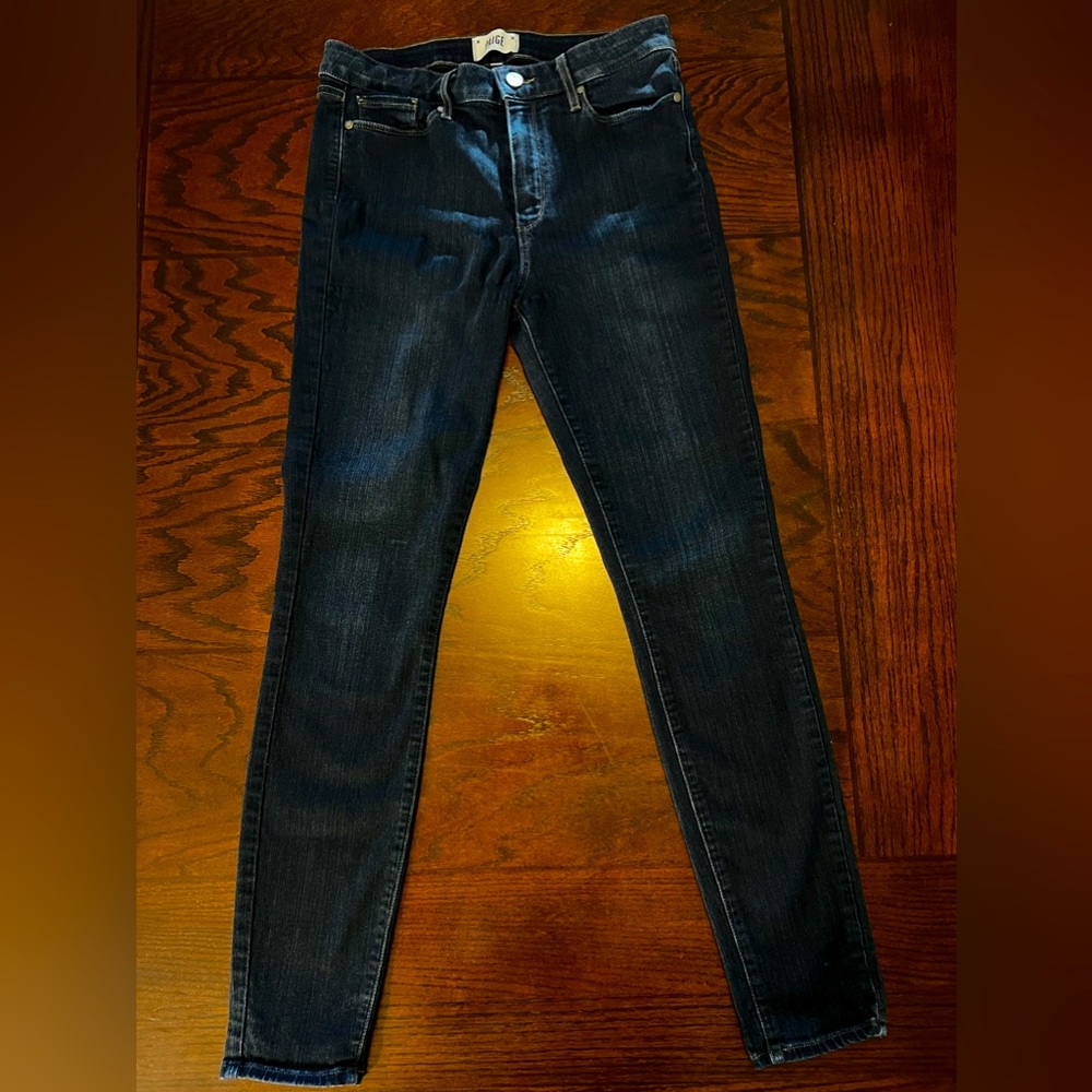 Paige Hoxton Ultra Skinny Jean, Size 30, Dark Wash